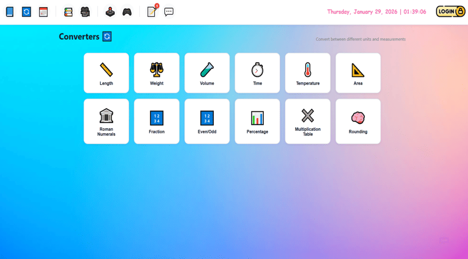 At school, students frequently encounter conversions and quick calculations.